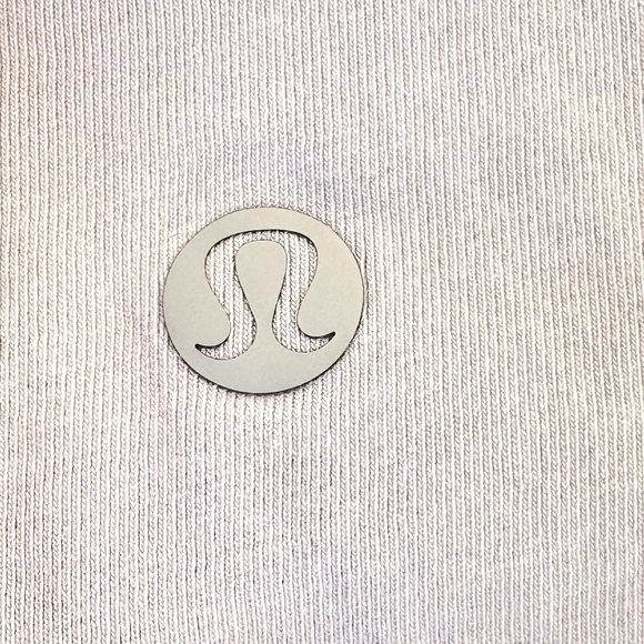 LULULEMON ATHLETICA Time To Restore Short Sleeve Tie Top Off White (Vapor) 6 M - Picture 6 of 7